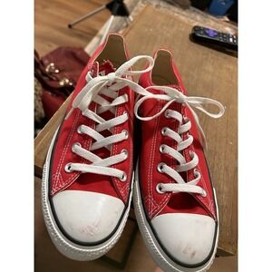 Converse Mens 8 Women's 10 Allstar Unisex Red Tennis Shoes‎